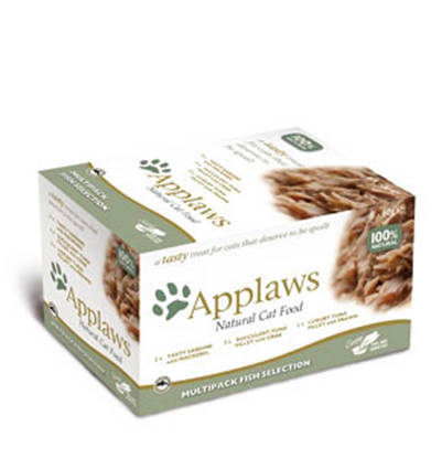 Picture of Applaws Cat Pots Fish Multi 8 x 60g